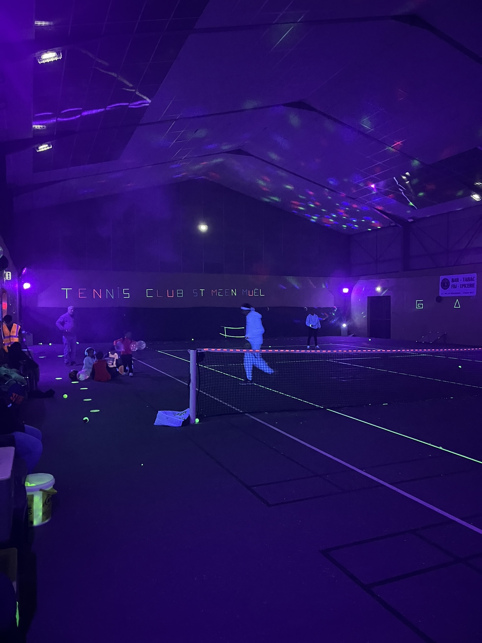 Soirée fluo du club de tennis